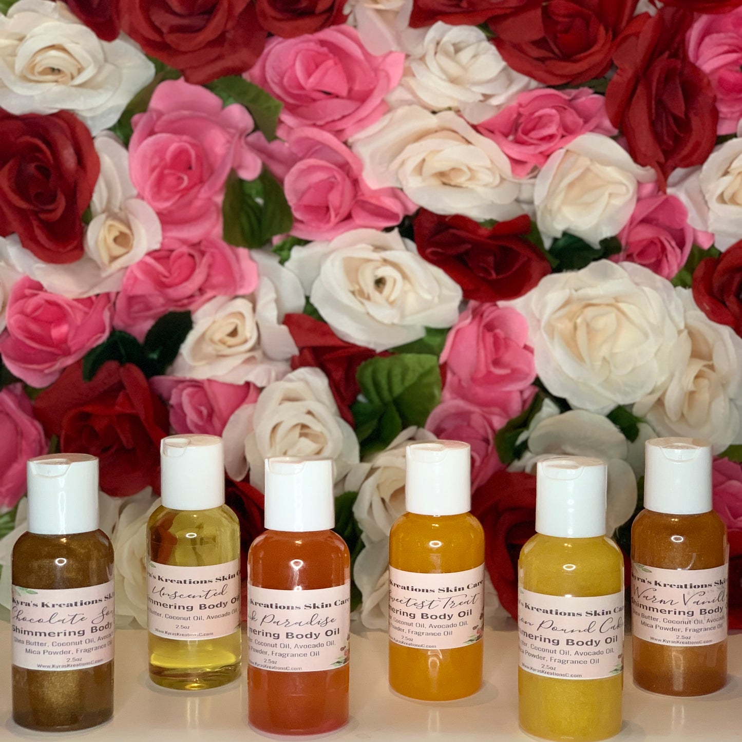 Shimmering Body Oils